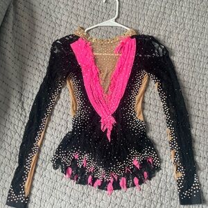 Rhythmic gymnastics custom leotard